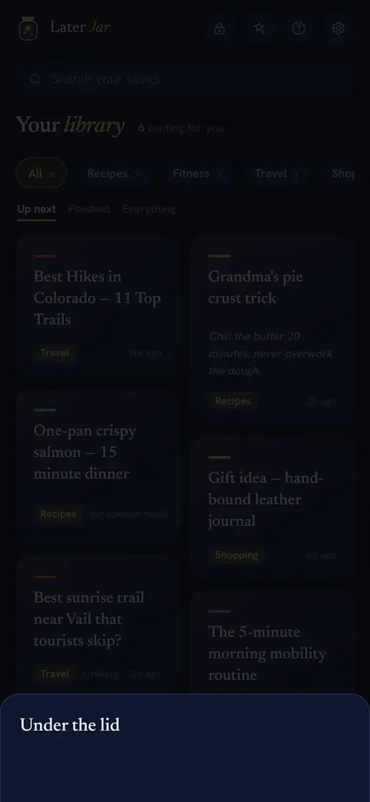 The sealed jar: PIN-protected private saves